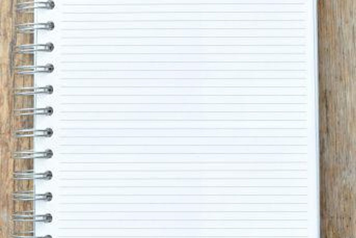 2012 goals notebook