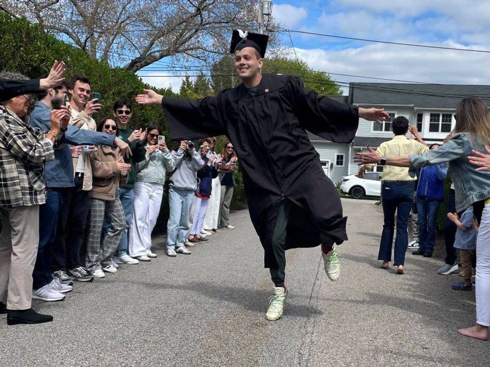 2024, Grant\u2019s Northeastern graduation party.