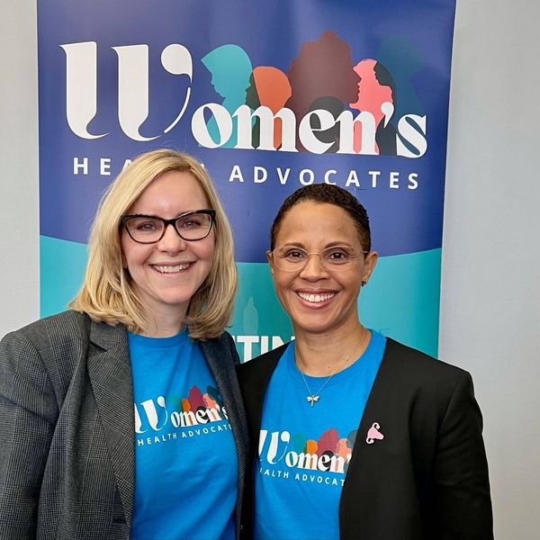 2025, Liz Powell (L) and Elizabeth Garner, M.D. (R)