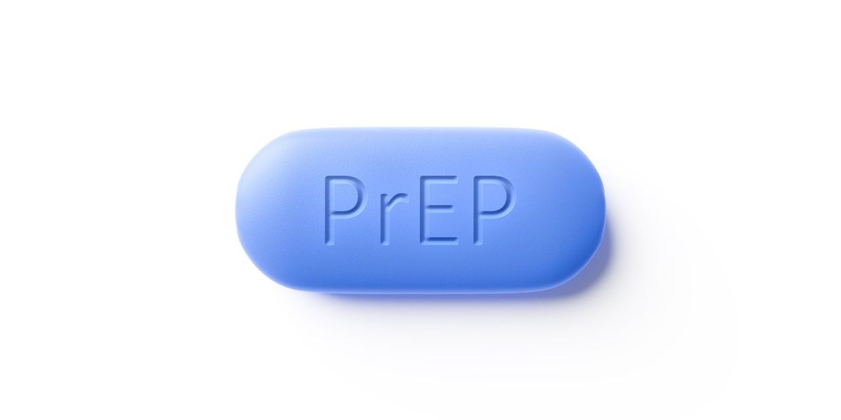 3d illustration of a typical PrEP Pil