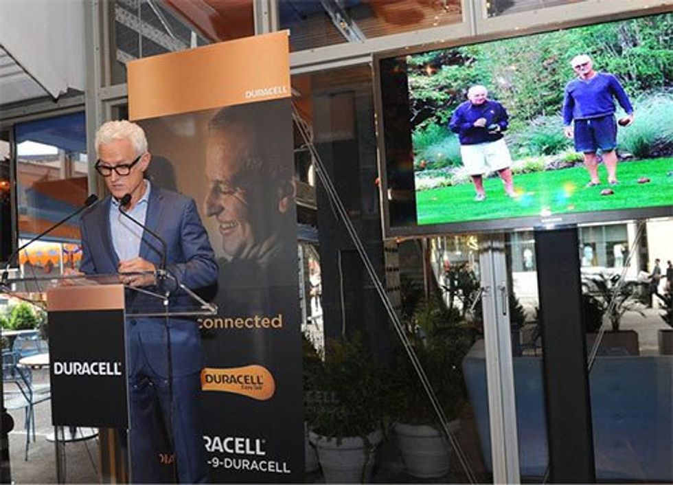 Actor John Slattery helped kick off Duracell's "Stay Connected" initiative. (Photo by Diane Bondareff/Invision for Duracell/AP Images)