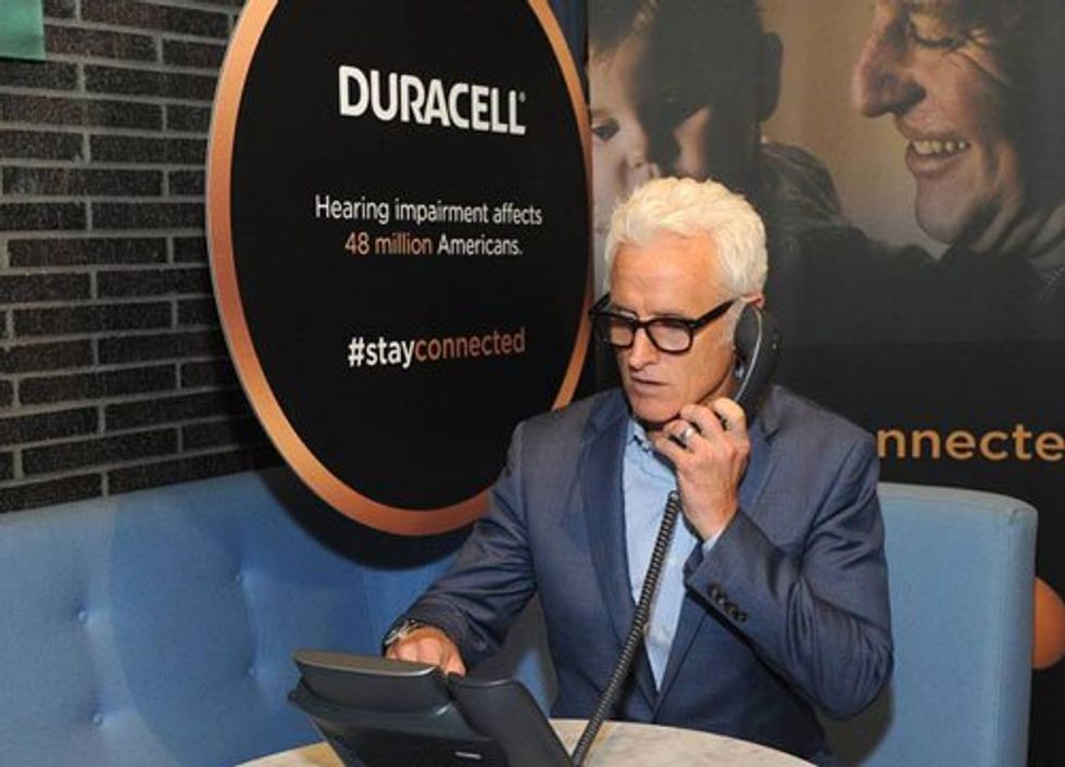 Actor John Slattery took the free hearing screening and you can too. (Photo by Diane Bondareff/Invision for Duracell/AP Images)