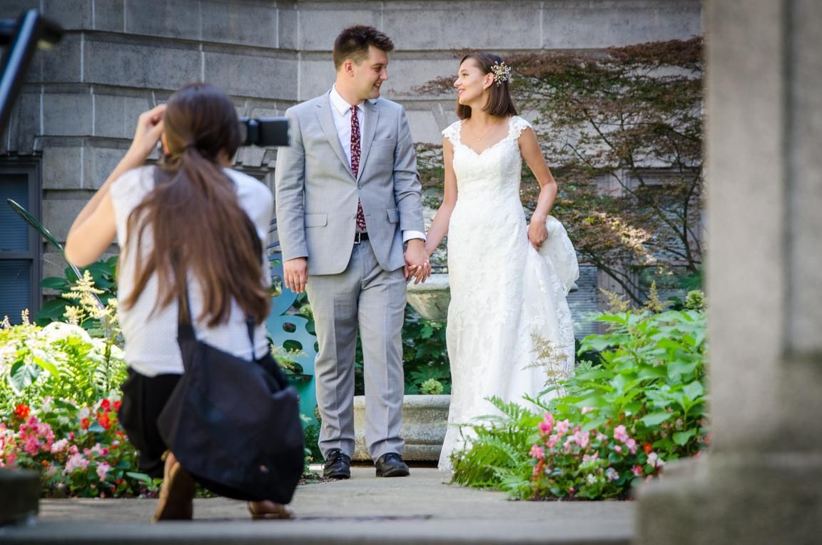 Alicia, shooting a wedding in 2019