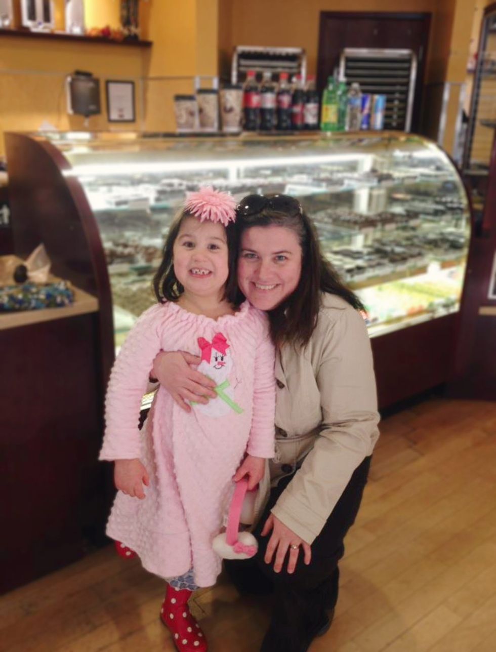Alyson and her daughter in Alabama, 2011.
