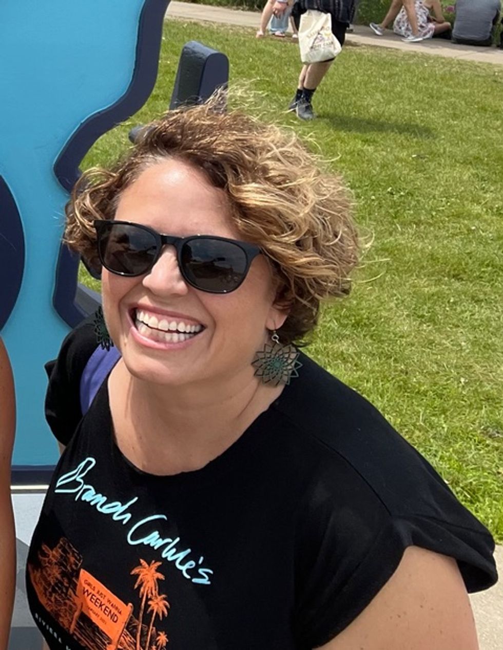 Annie, at a music festival, 2024. 