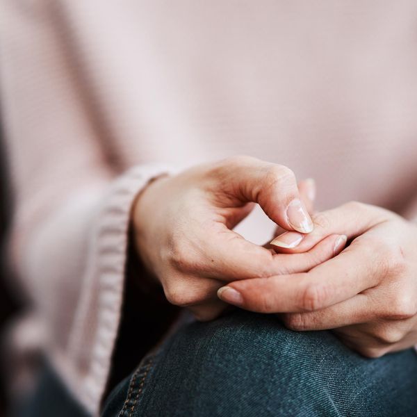 anxious hands