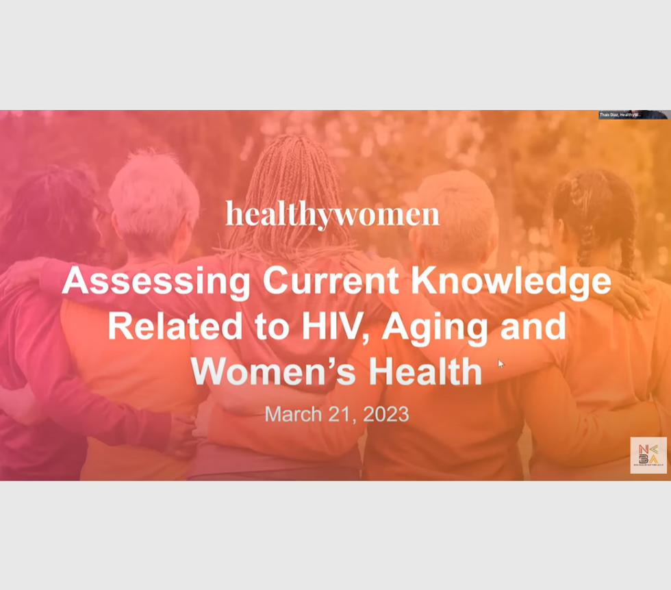 Assessing Current Knowledge Related to HIV, Aging and Women's Health video