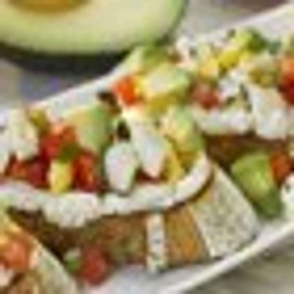 Avocado Breakfast Bruschetta