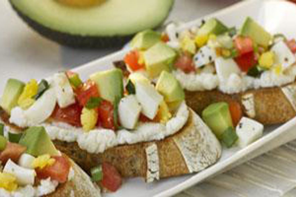 Avocado Breakfast Bruschetta