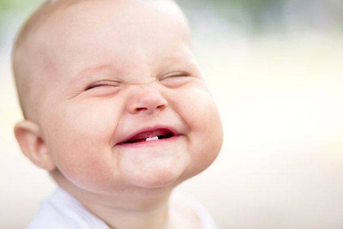 baby smiling