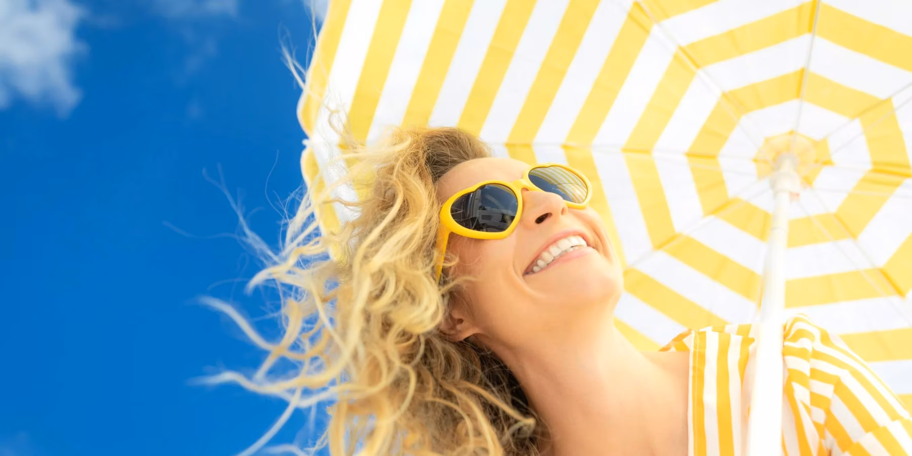 Beautiful woman on summer vacation