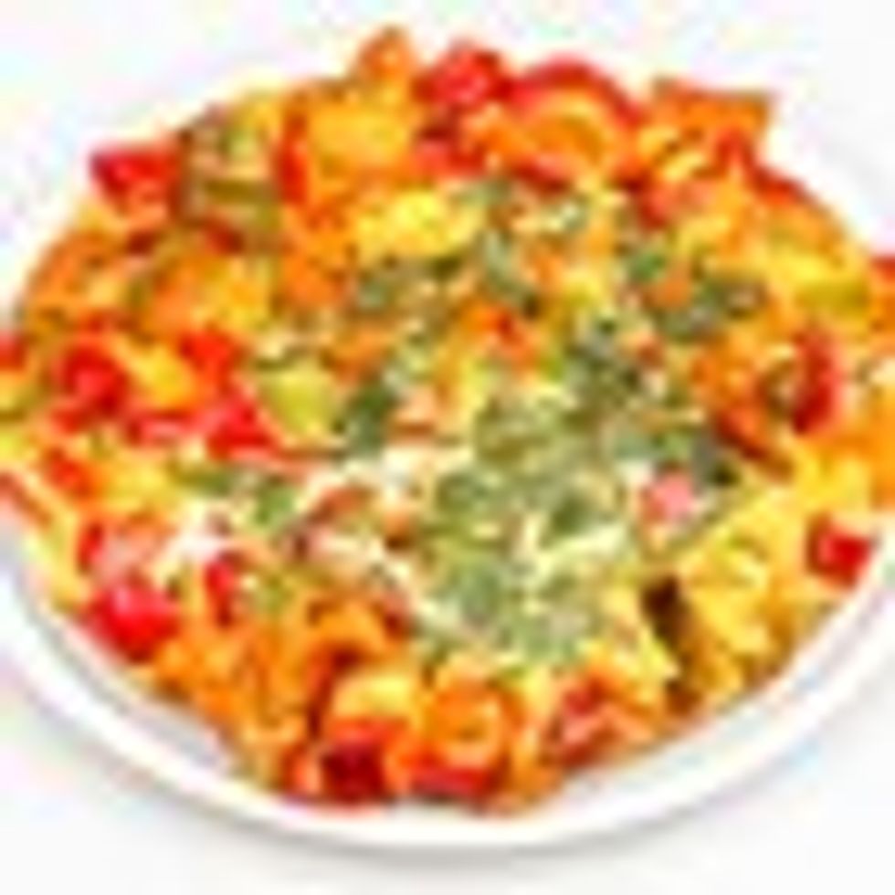 Bell Pepper and Vidalia Onion Strata With Fresh Salsa