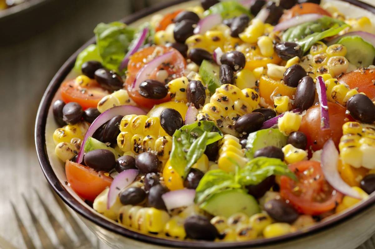 black bean and corn salad