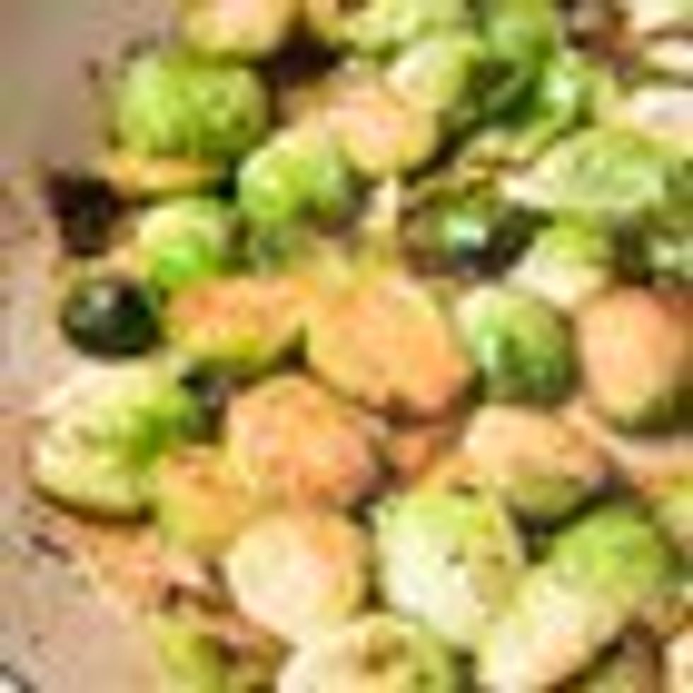 Blistering Brussels Sprouts