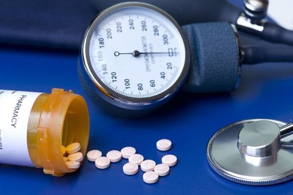 blood pressure cuff and medication