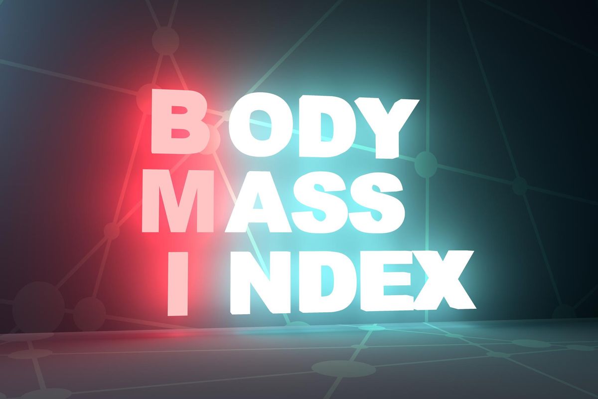 Body Mass Index. Helthcare conceptual image
