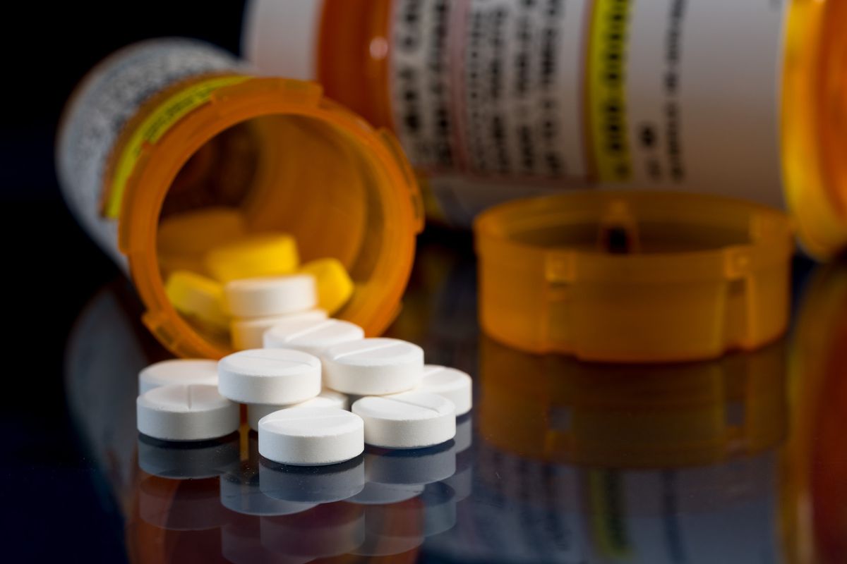bottle of pills