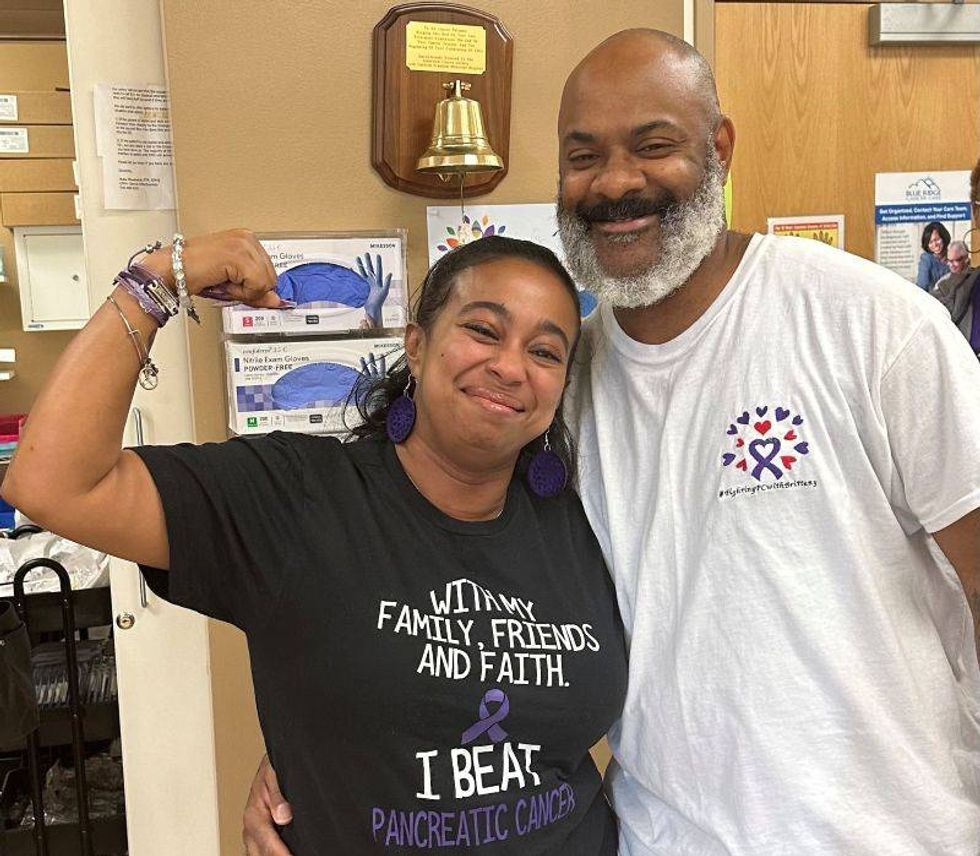 brittany ringing the cancer bell