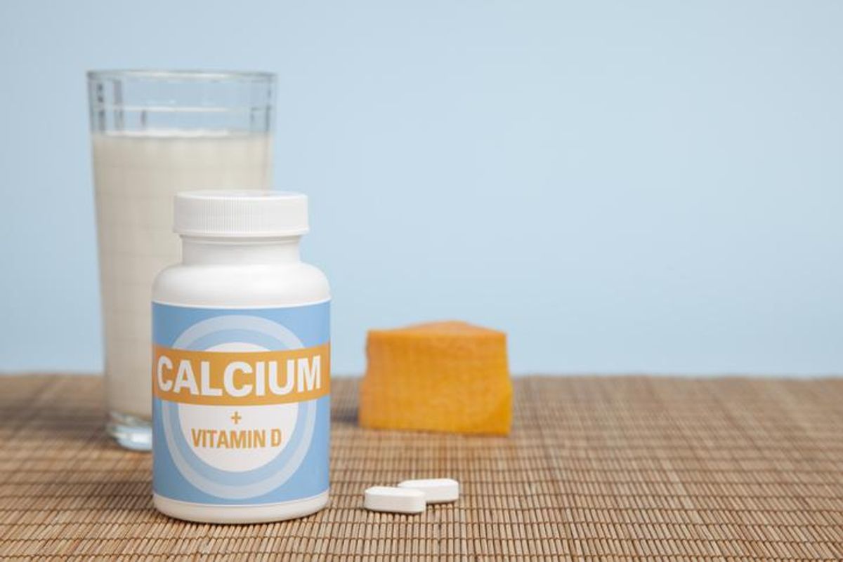 Calcium Tablets, Cheese & Milk