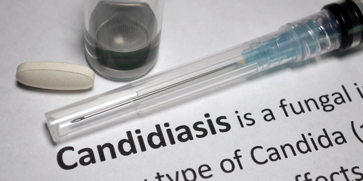 Candidiasis stock photo