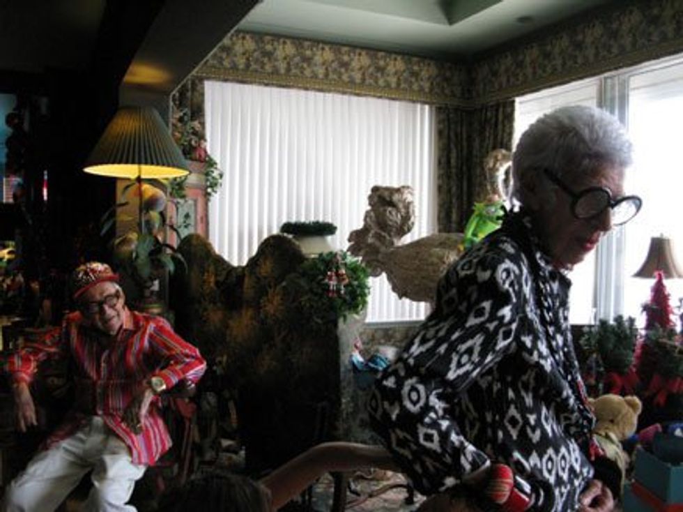 Carl and Iris Apfel in IRIS, a Magnolia Pictures release. Photo courtesy of Magnolia Pictures.