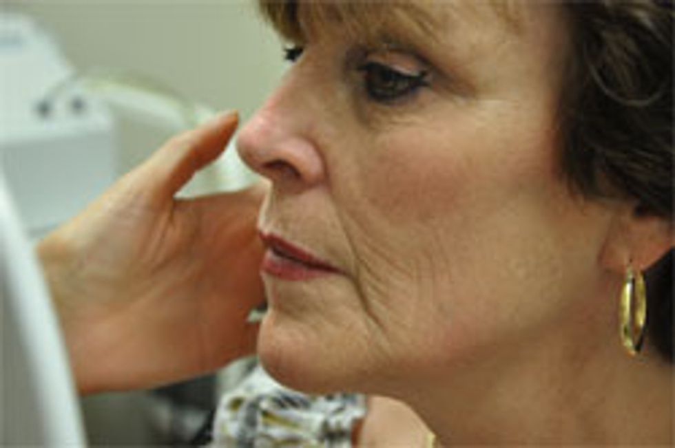 Carolyn at the doctor