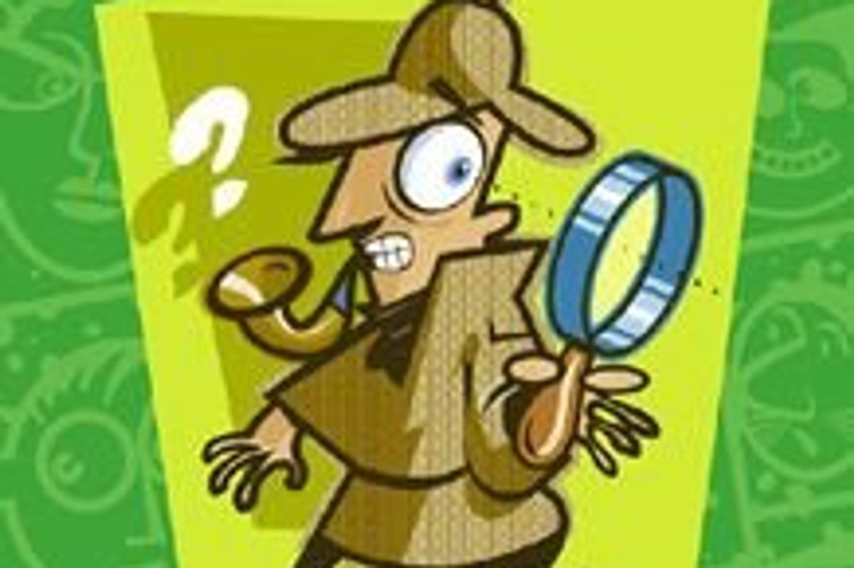 cartoon detective