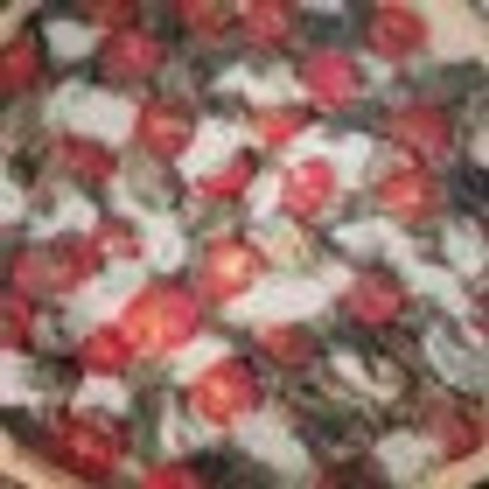 Cherry Tomato and Artichoke Tart