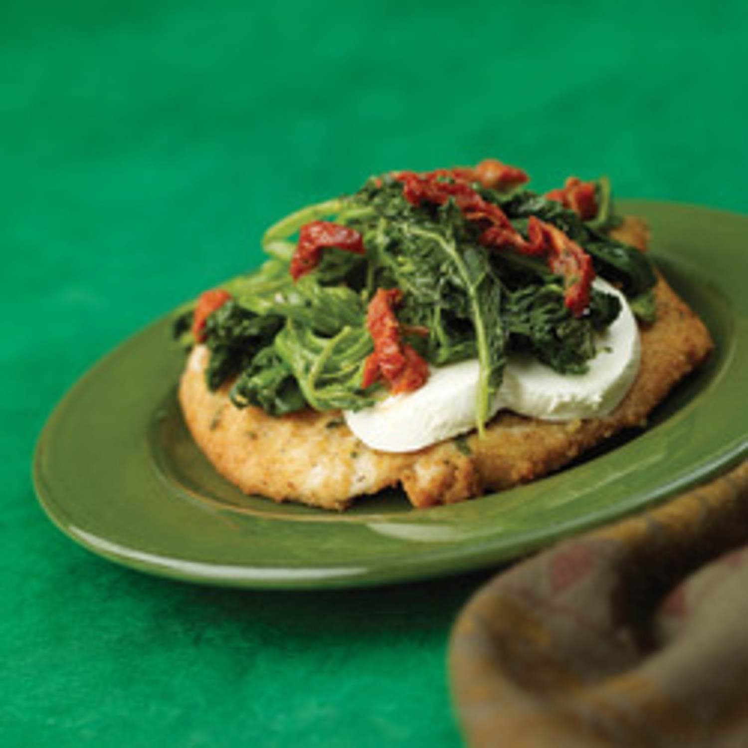 Chicken Cutlets With Broccoli Rabe & Mozzarella