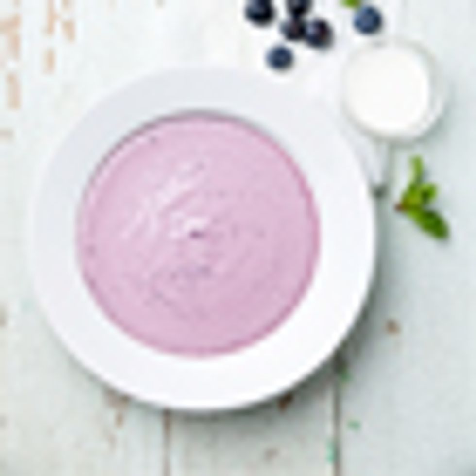 Chilled Blueberry Soup