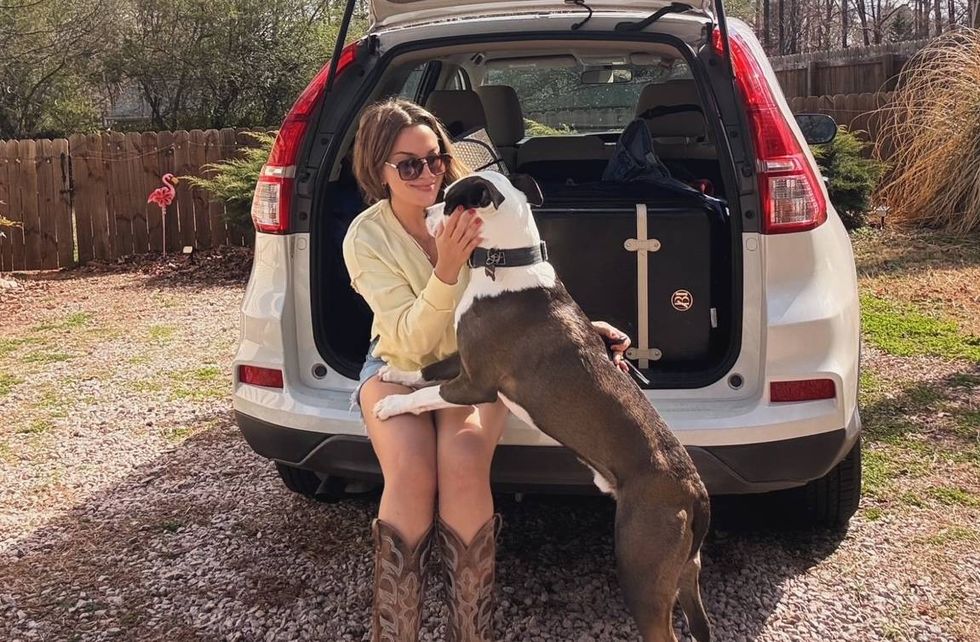 cierra and her dog
