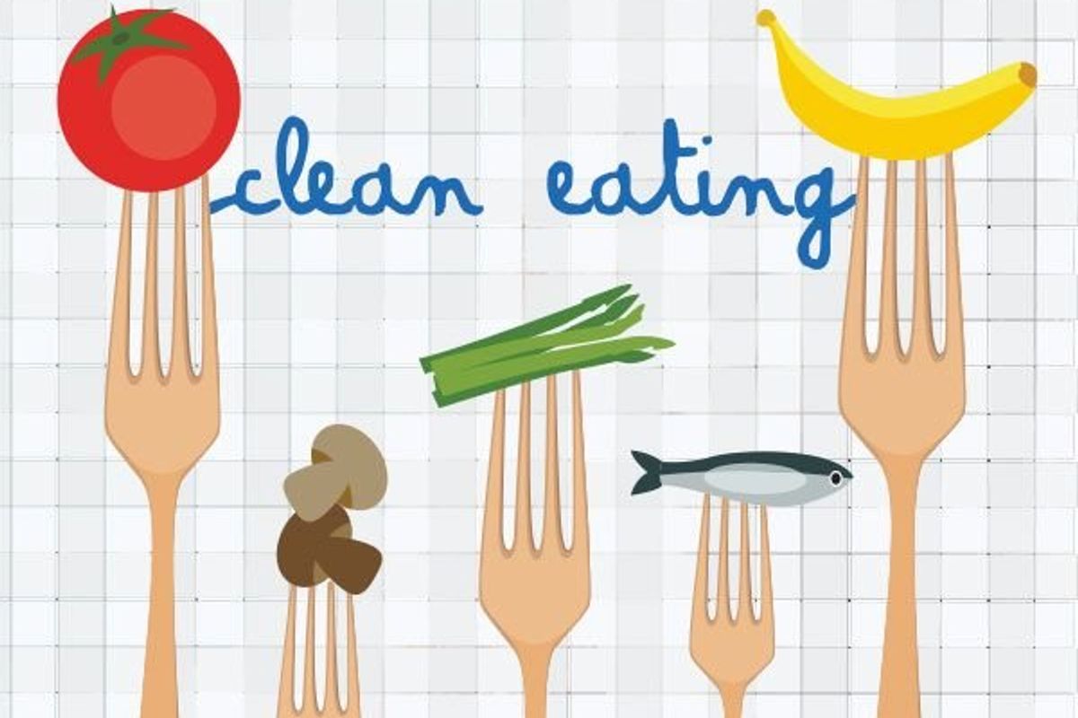 clean eating graphic
