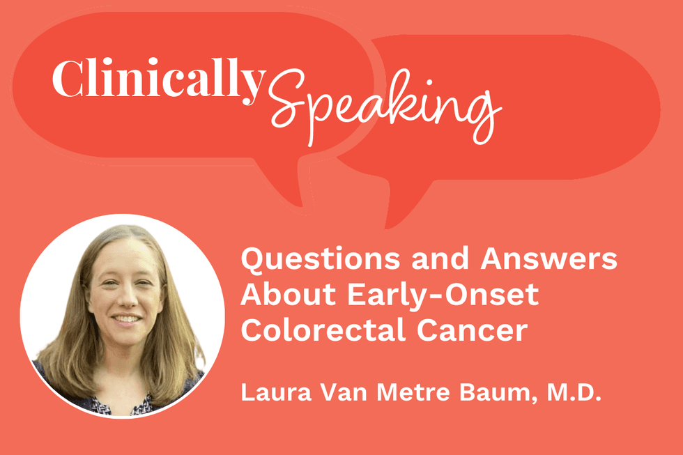 clinically speaking questions and answers about early onset colorectal cancer