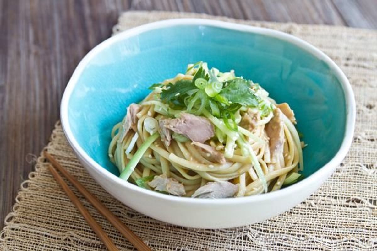 Cold Tuna Sesame Noodles