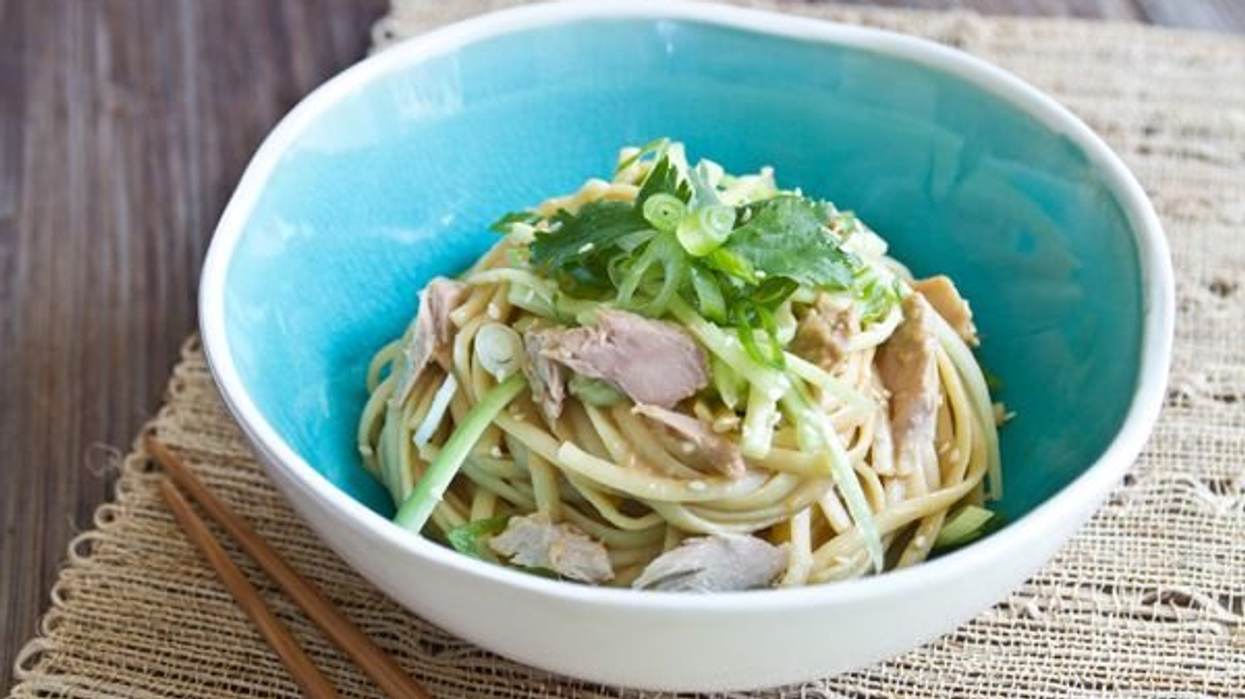 Cold Tuna Sesame Noodles