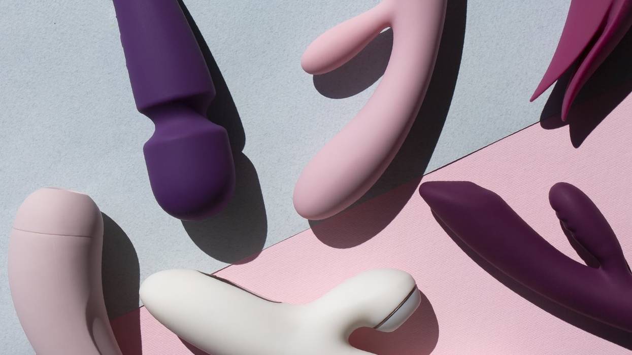 Collection of different types of sex toys