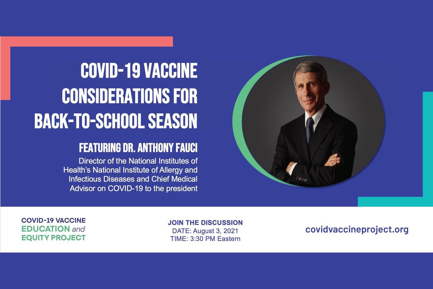 Webinar: COVID-19 Vaccine Considerations for Back-to-School Season