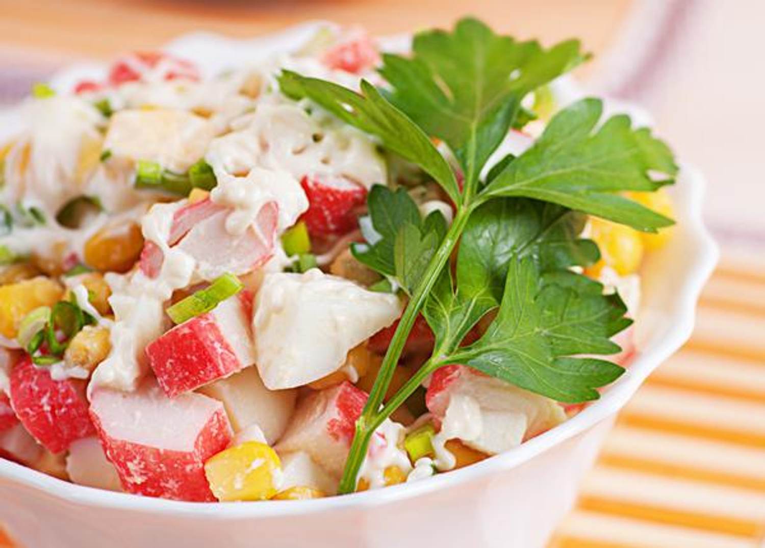 Crab Salad With Citrus Fruit