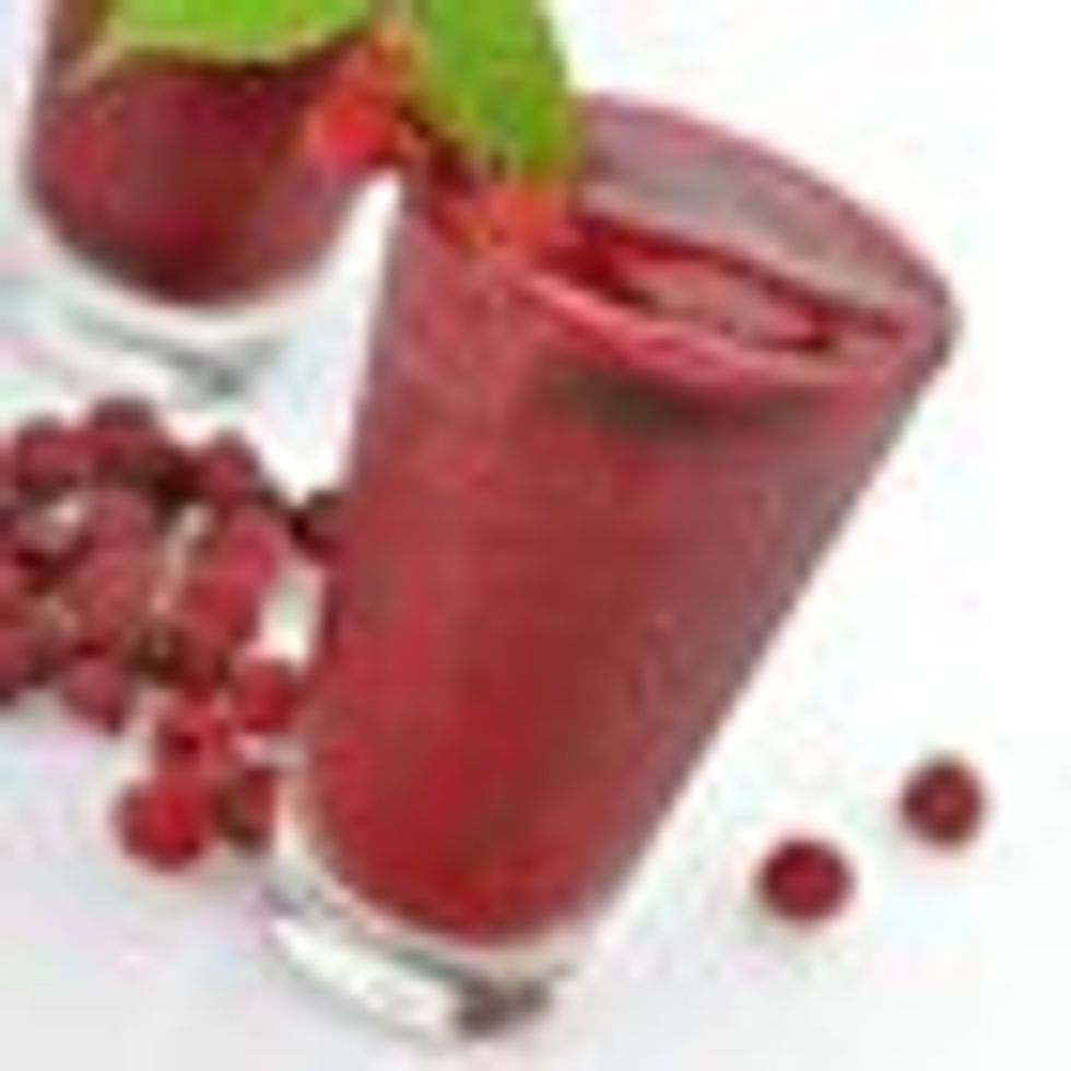 Cran-Raspberry Avocado Smoothie