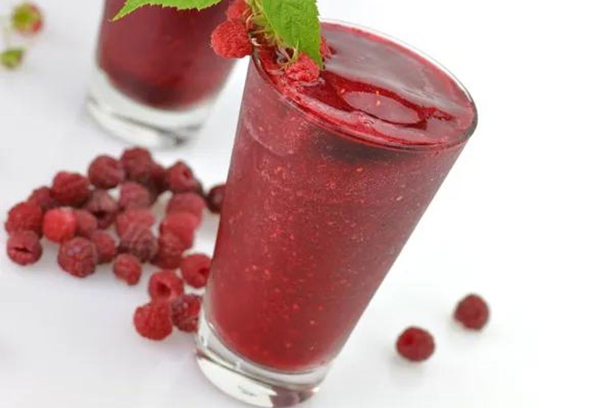 Cran-Raspberry Avocado Smoothie