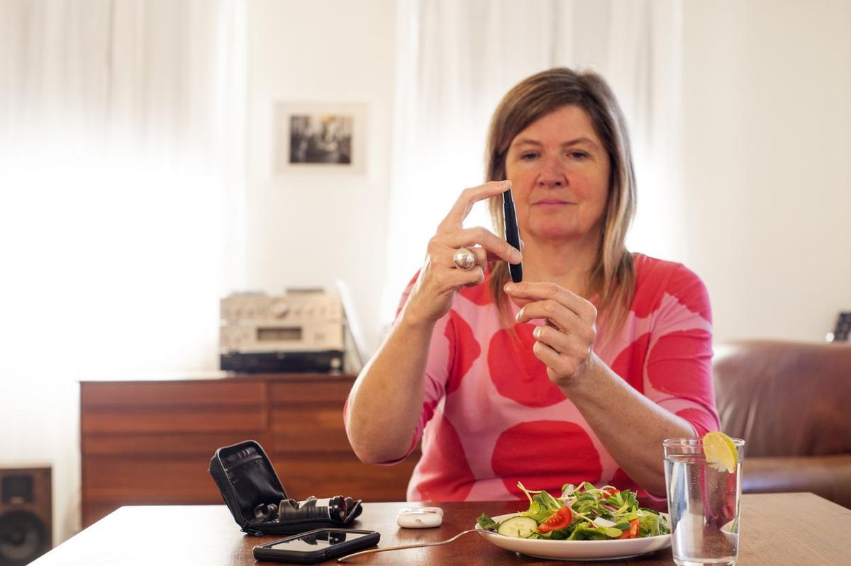 Diabetes blood sugar test