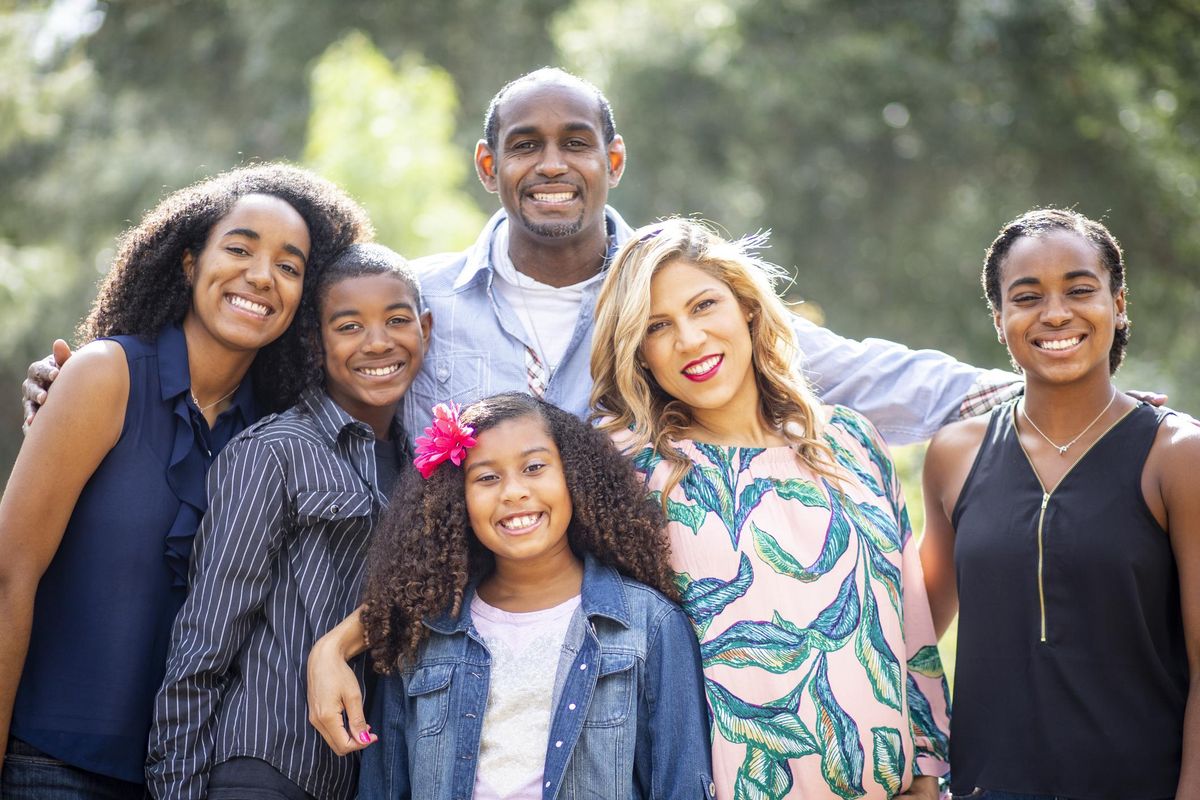 Diverse Family Photo