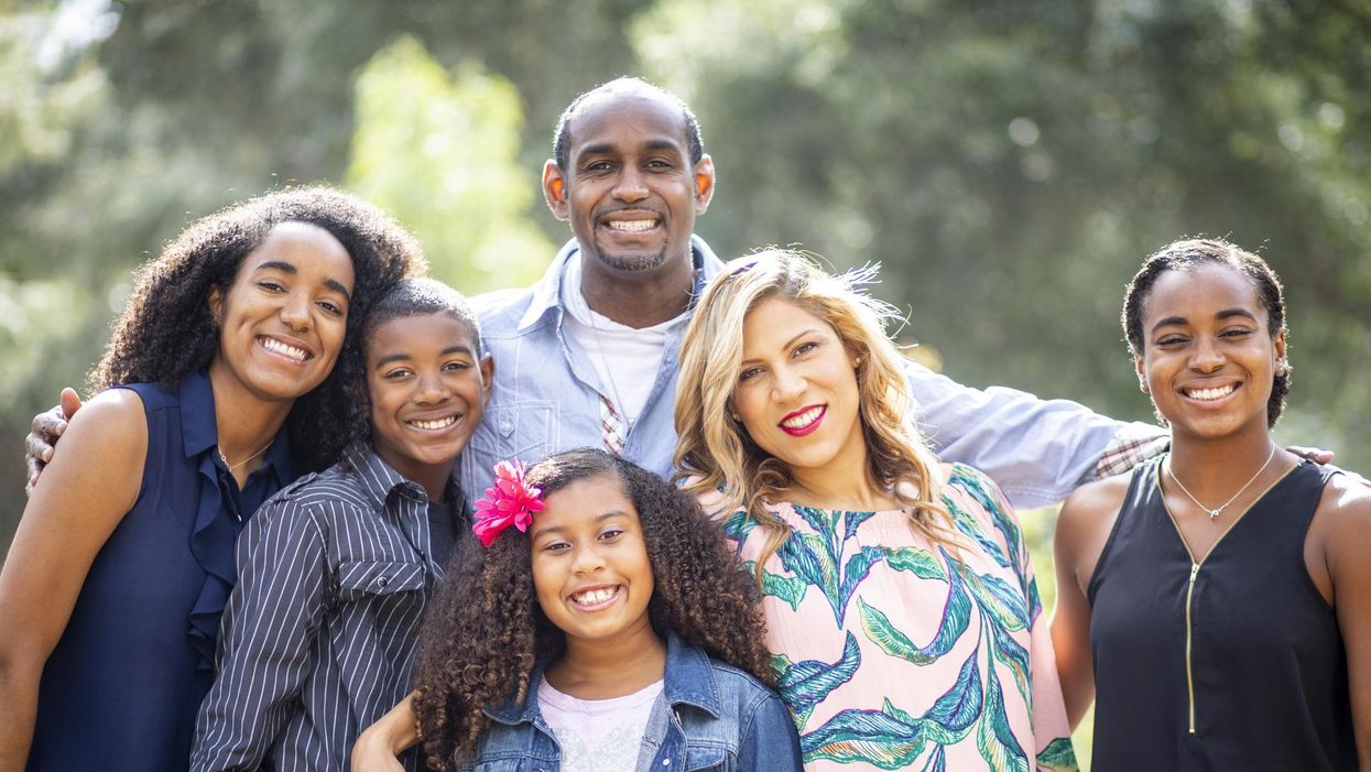 Diverse Family Photo