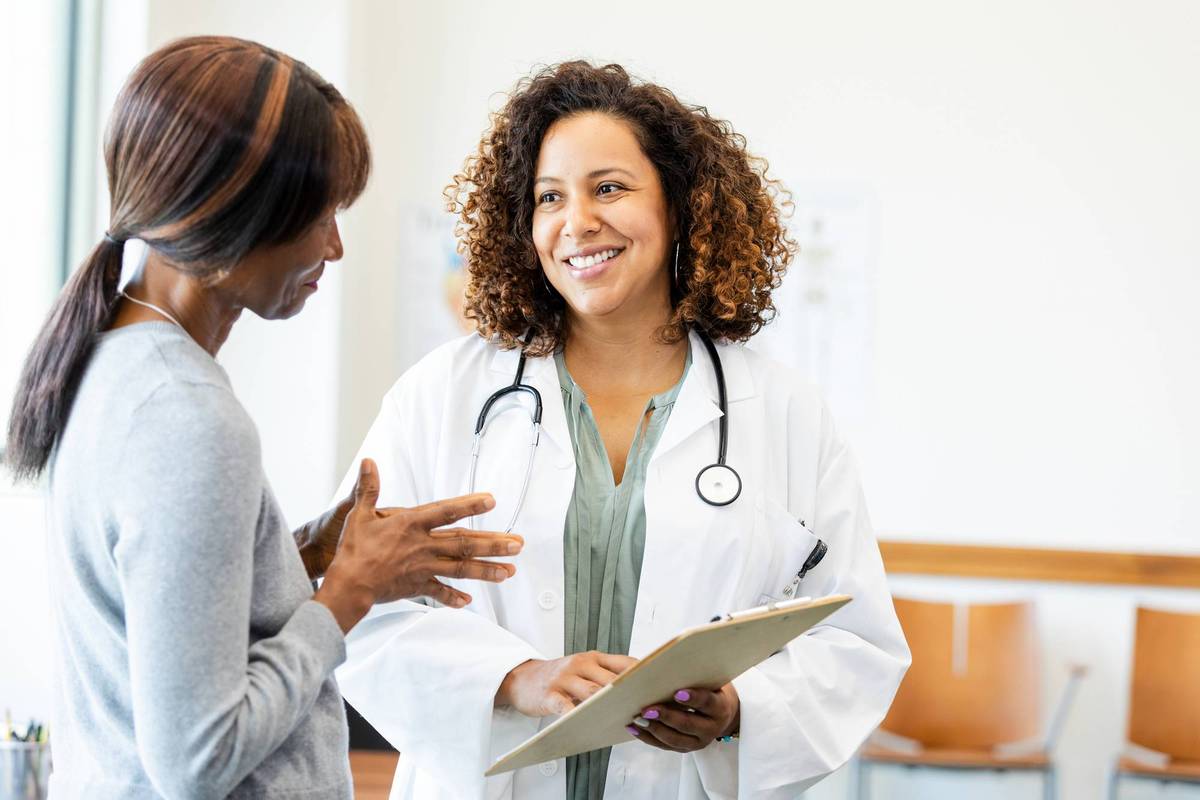Doctor and Patient Discussing Healthcare