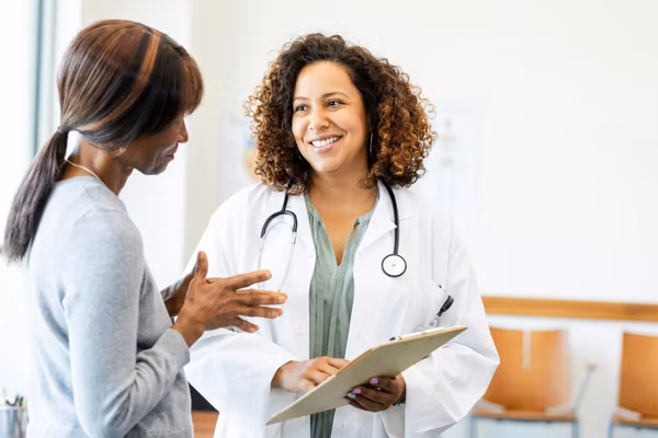 Doctor and Patient Discussing Healthcare