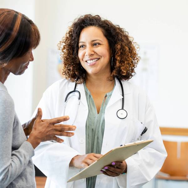 Doctor and Patient Discussing Healthcare