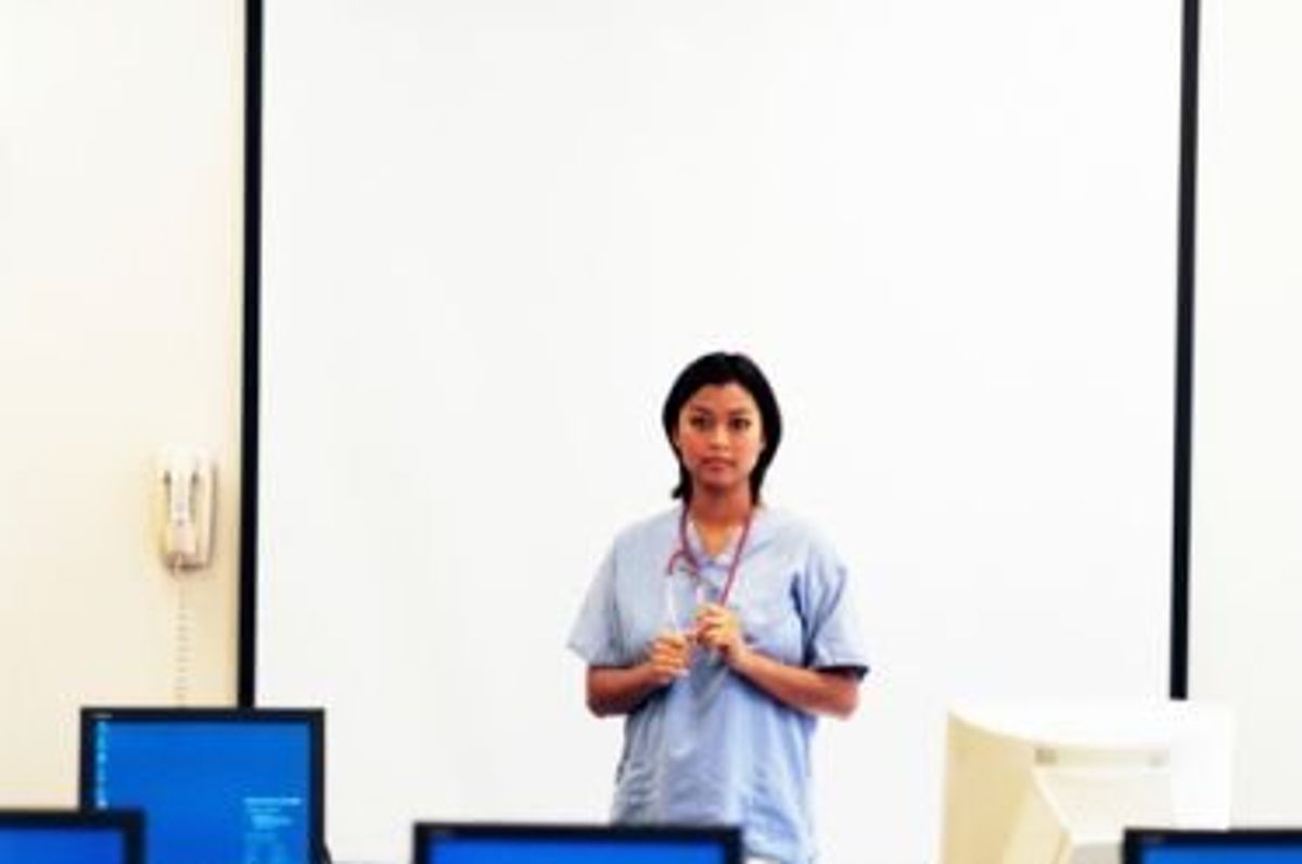 doctor giving a presentation