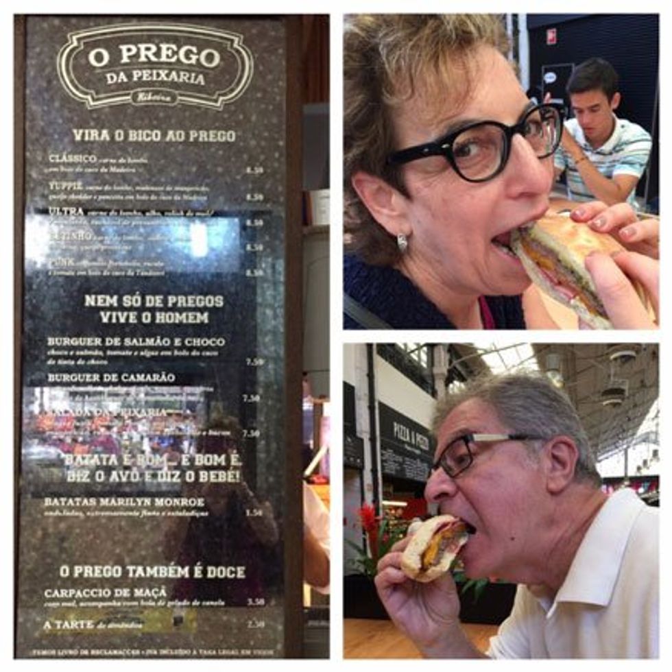 eating in Lisbon