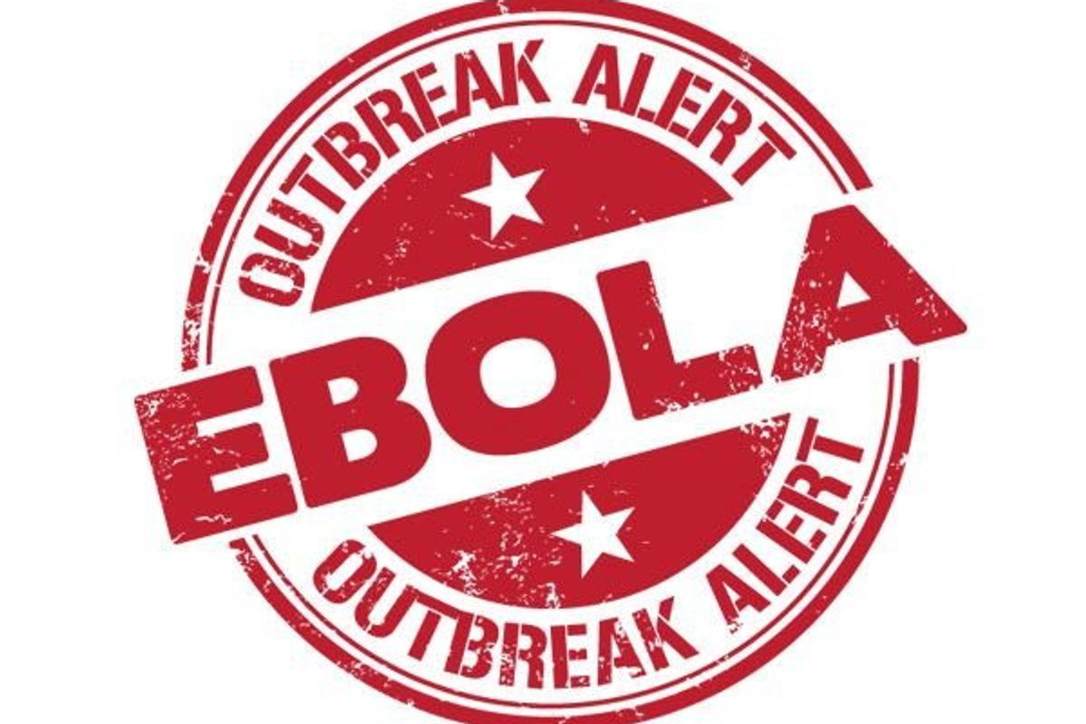 ebola outbreak alert sign
