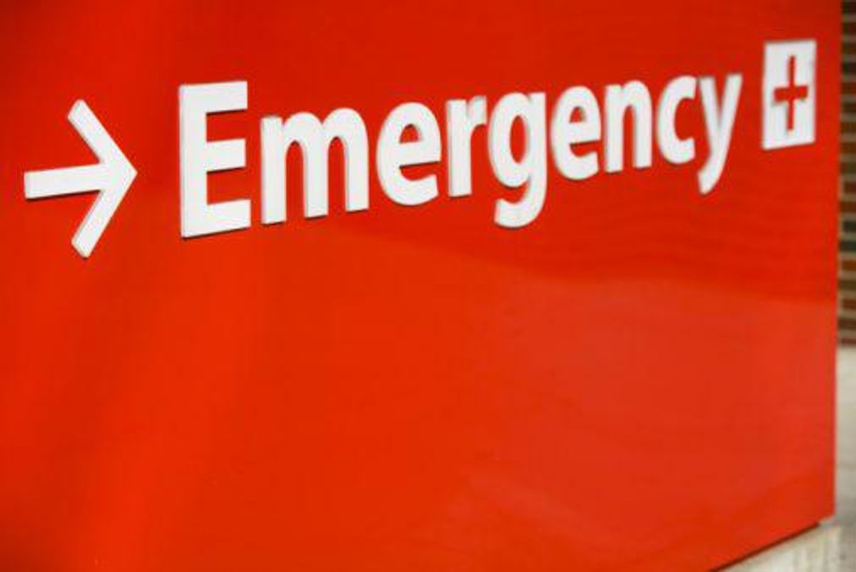 emergency room sign